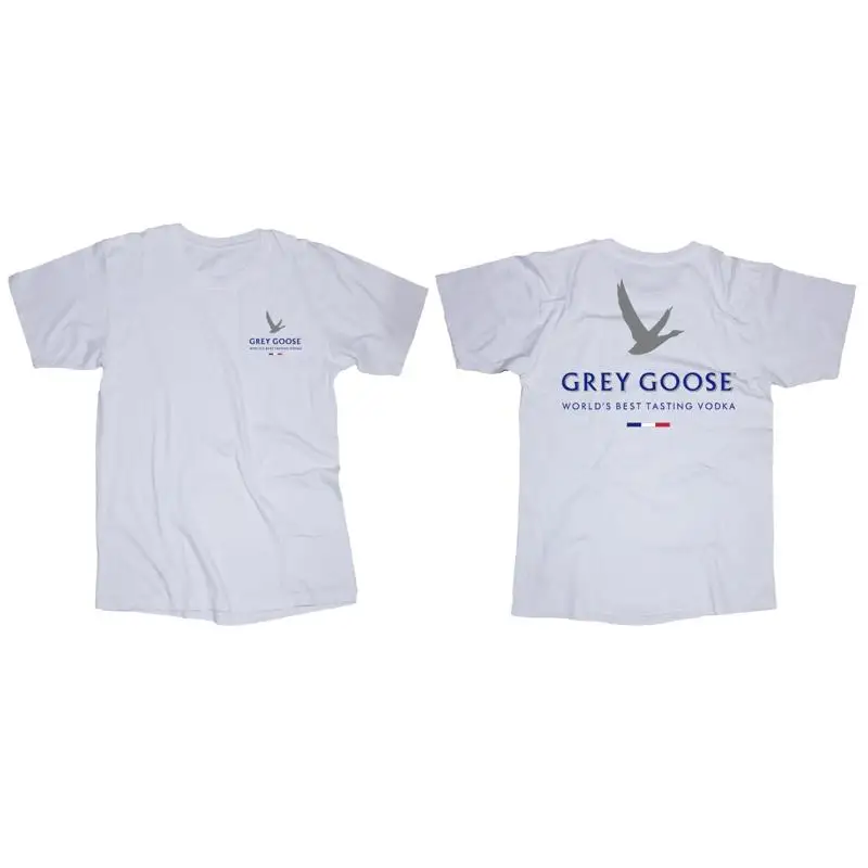 Camiseta blanca o negra con logo Grey Goose Vodka