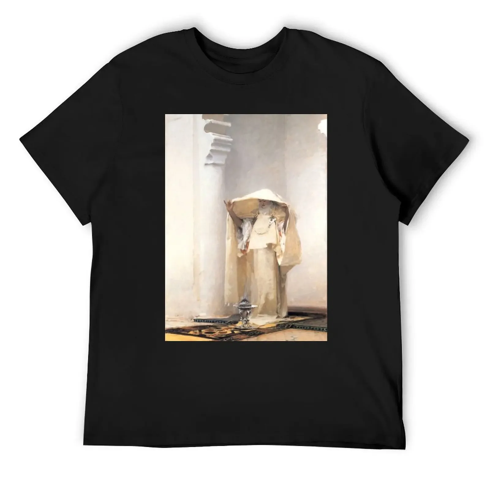 

Fumée d'Ambre Gris - Smoke of Ambergris by John Singer Sargent T-Shirt vintage graphic tee mens tall t shirts