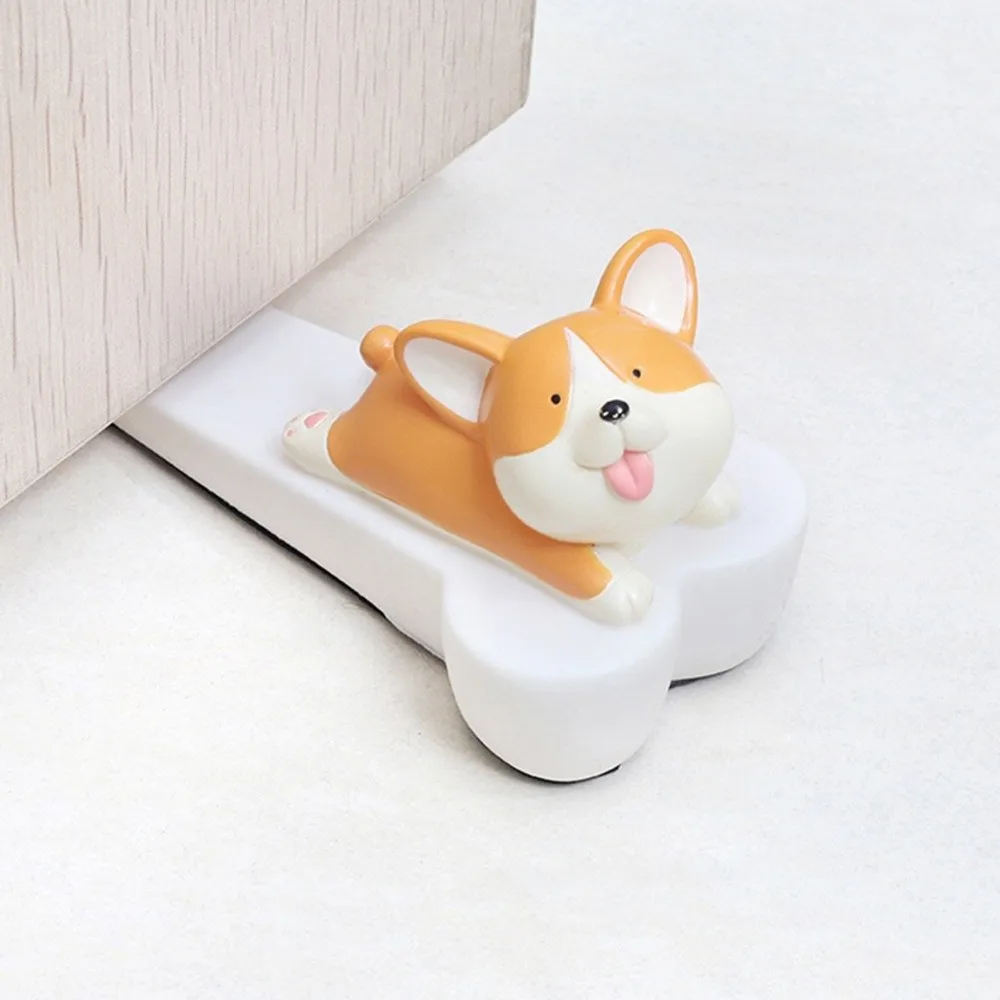 

Портативный дверной стопор с изображением животных, предотвращающий столкновение в виде ежика, милый дверной стопор с утиными котятами, ветрозащитный дверной стопор, офисный декор