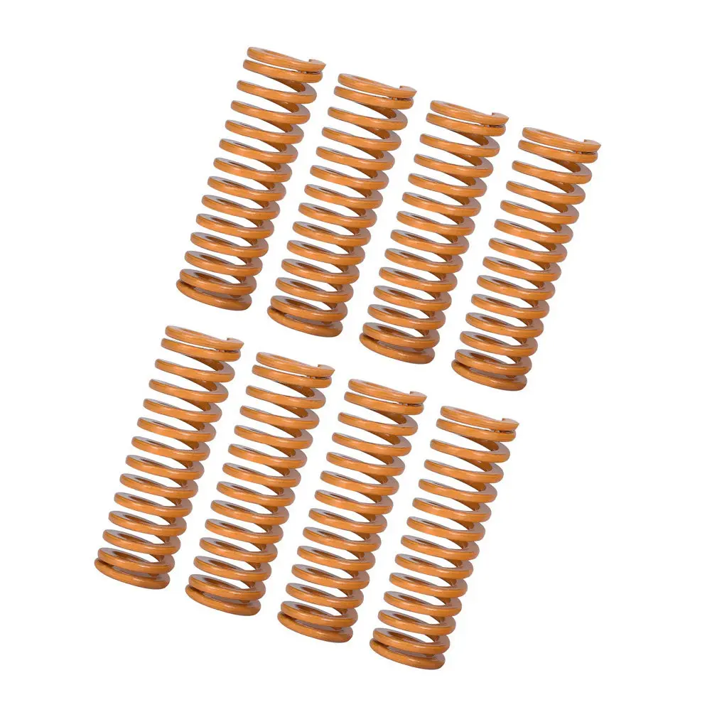 

8 шт. пружин сжатия для легких нагрузок, плоские, прочные, для 3D-принтеров с подогреваемой платформой и деталей пресс-форм