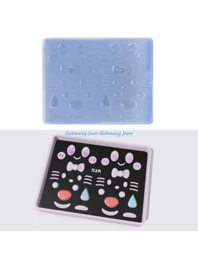 

573B Eye Small Expression Silicone Epoxy Mold DIY Keychain Pendant Mould