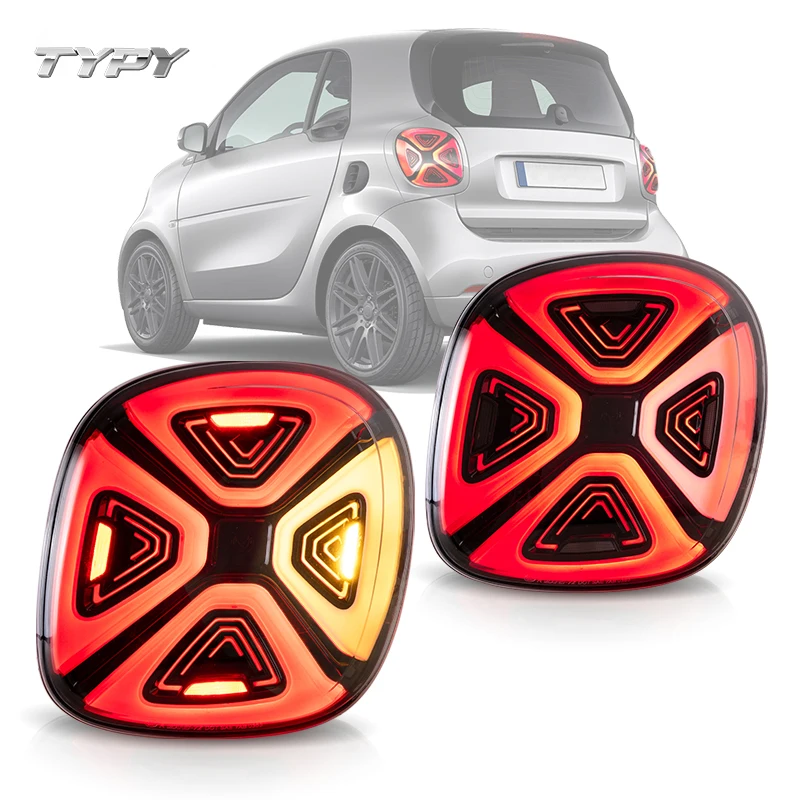 Full LED Tail Lamp Back Reverse Turning Signal Parking Braking For Mercedes Benz Smart 453 2015-2019 Year