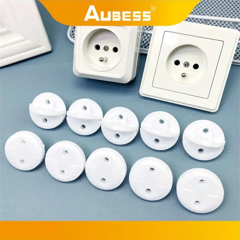 Enchufe de seguridad de dos orificios con mango, Protector de tapones antichoque eléctrico, funda de protección