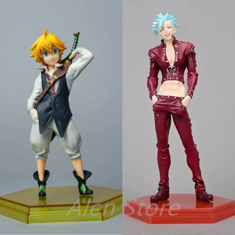 Anime Figure The Seven Deadly Sins Meliodas Dragon's Sin of Wrath Sitting Ban Model PVC Gift Collection Toy Ornaments