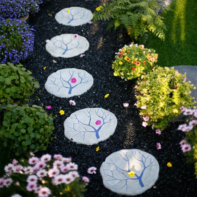 

Lawn Outdoor Garden Mat Pedal Gardening Balcony Terrace Garden Stepping Stone Floor Tile