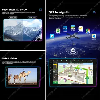 NaviFly 車用收音機,安卓 14 系統,適用於 Fiat Panda 169(2003-2012 年),支援 CarPlay,內建 GPS 導航,雙 DIN 多媒體播放器 8 最佳銷售 菲亞特熊貓2 - №8