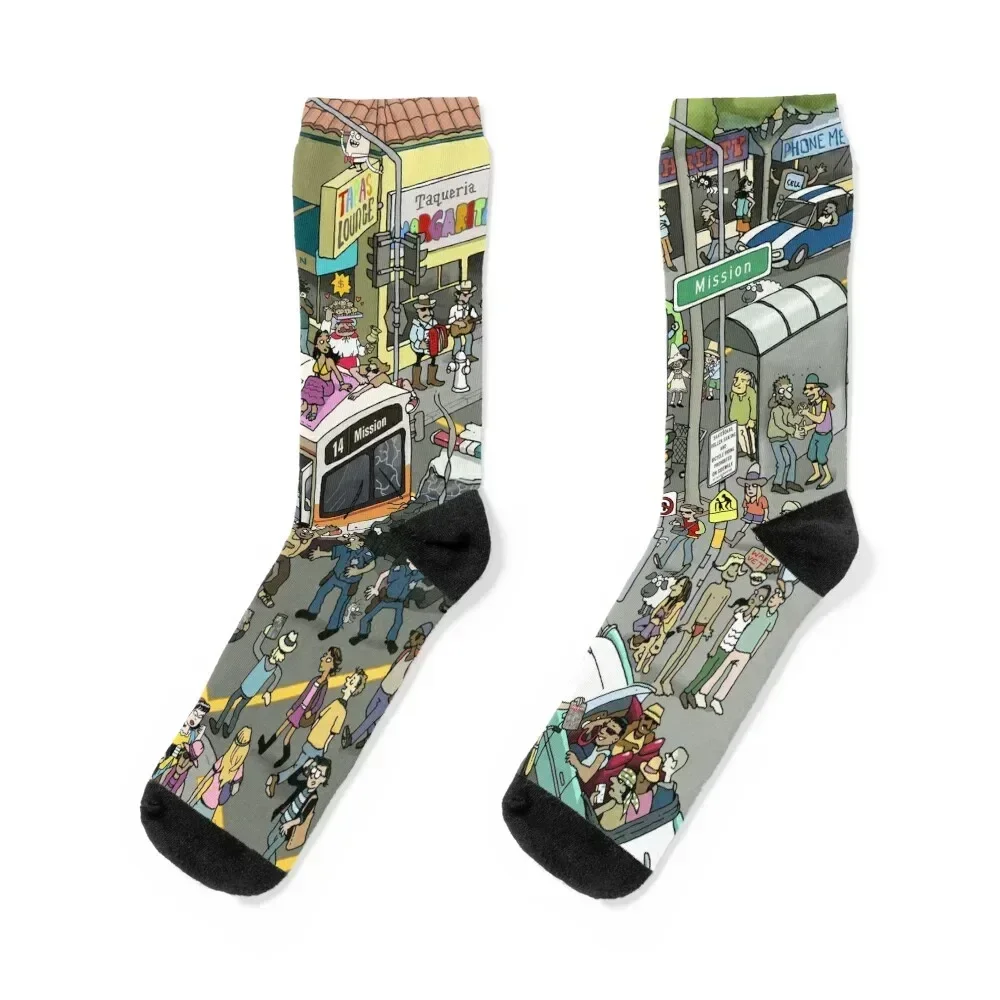 Muni Meltdown Socks new in's designer brand moving stockings kids Socks Women Men's