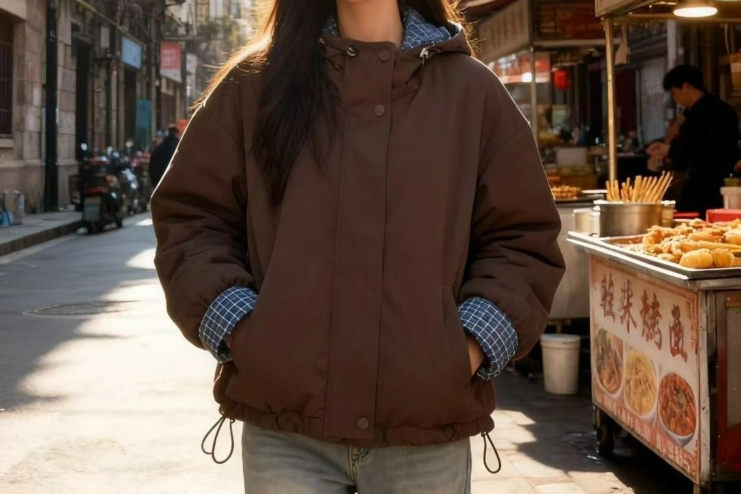 

2025 Winter New Casual Padded Thickened Jacket for Women Cotton Coat Cotton Padded Jacket Top