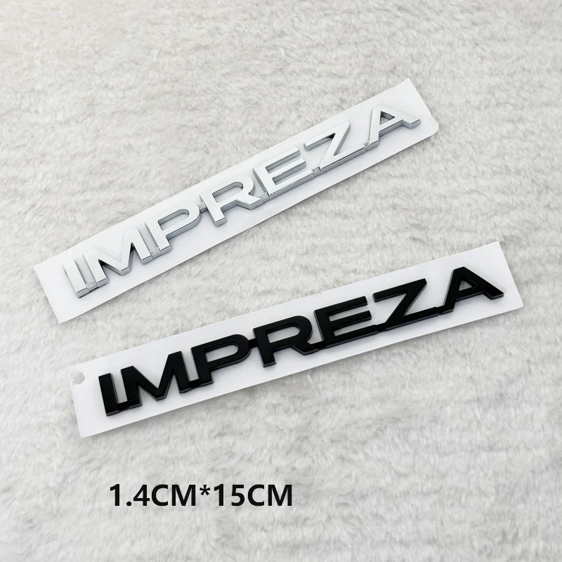Suitable for Impreza Generations 7, 8, 9, and 10: Rear Tailgate Letter Decals and Body Modification Decals