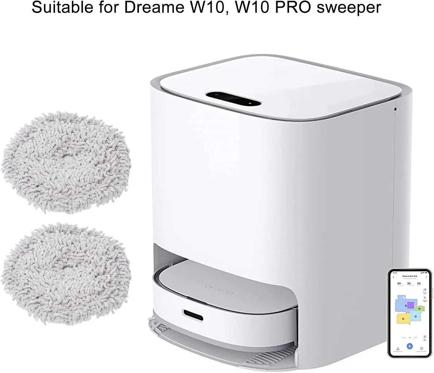 كنس ممسحة القماش وحدة جهاز آلي لتنظيف الأتربة قطع غيار ل Dreame W10 W10 PRO استبدال الملحقات المنزلية
