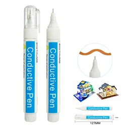 Circuit Repair Conductive Paint Pen Children Education Physics Teaching Circuit Design Strong Adhesion Paint Silver Paste Pen