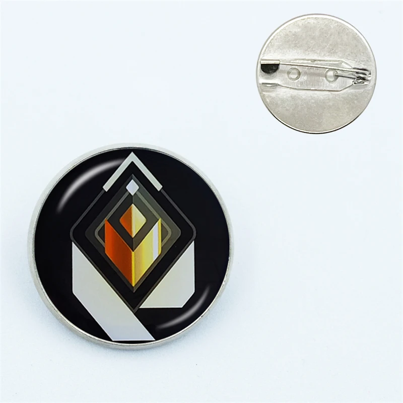 New Game Valorant Rank Qualifying Pins Anime Badge Cosplay Accessories for Clothes Backpack Decoration Fans Gift