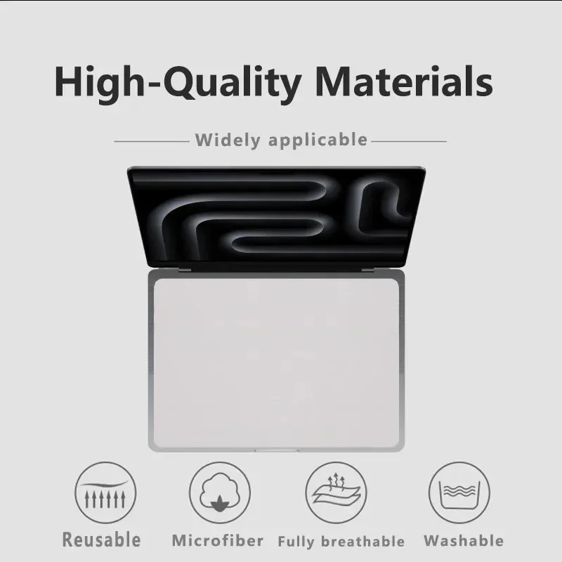 Microfiber Liner Clean Cloth with Screen Keyboard Imprint Protection for MacBook keyboard dustproof cloth Air15