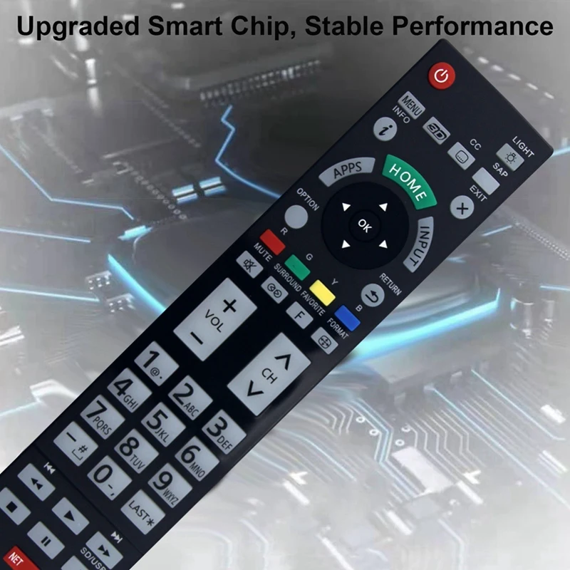 Заменено N2QAYB 000862   Пульт дистанционного управления для телевизора Panasonic TC-P55VT60 TC-P60VT60 TC-P65VT60 TC55DT50 TCL42ET5 TCL47DT50 TCL47ET5