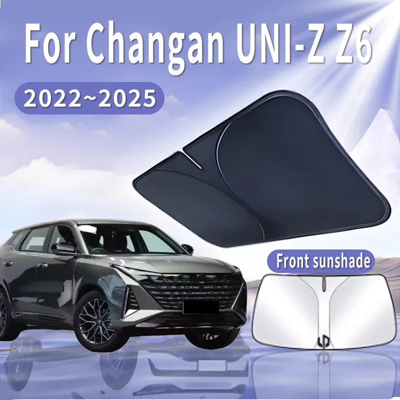

Car Sun Visor For Changan UNI-Z Volga K40 2022~2025 Front Windshield Sunshade Heat Insulation Summer Cooling Auto Accessories