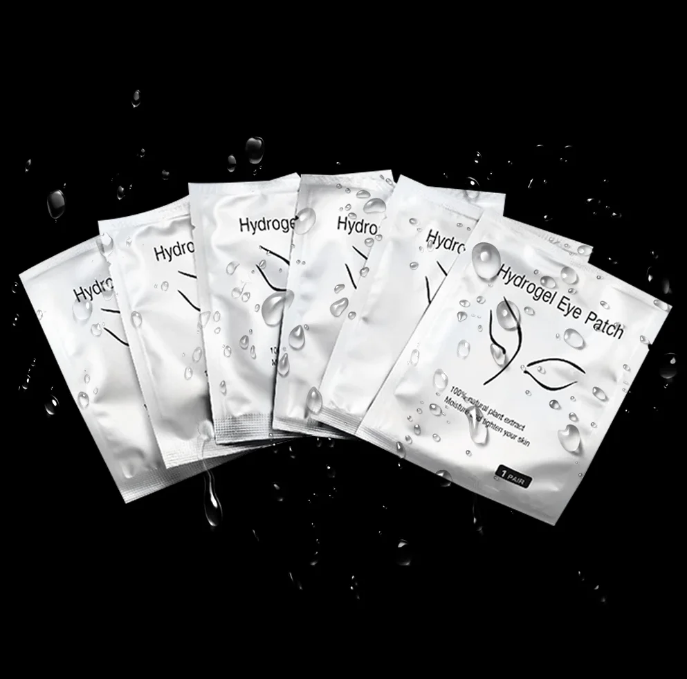 50 Pairs Eye Patches Eyelash Extension Under Eye Pads Hydrogel Gel Stickers for Grafting Lashes Beauty Tools