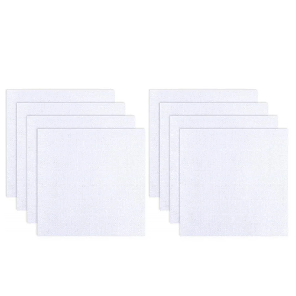 

10PCS Cross Stitch Cloth High Quality Durable Safe White Plain DIY Embroidery Fabric Counted Needlework Material