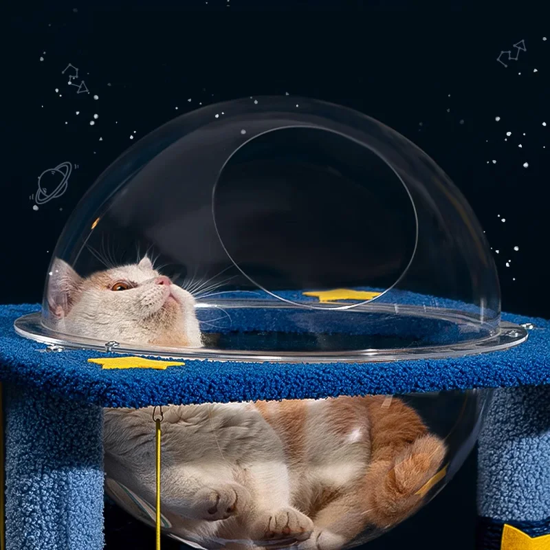 الحديثة الفاخرة القط تسلق شجرة الجملة مستلزمات الحيوانات الأليفة الأثاث السيزال خدش برج بيت القط هريرة لعب لعبة الكرتون #4