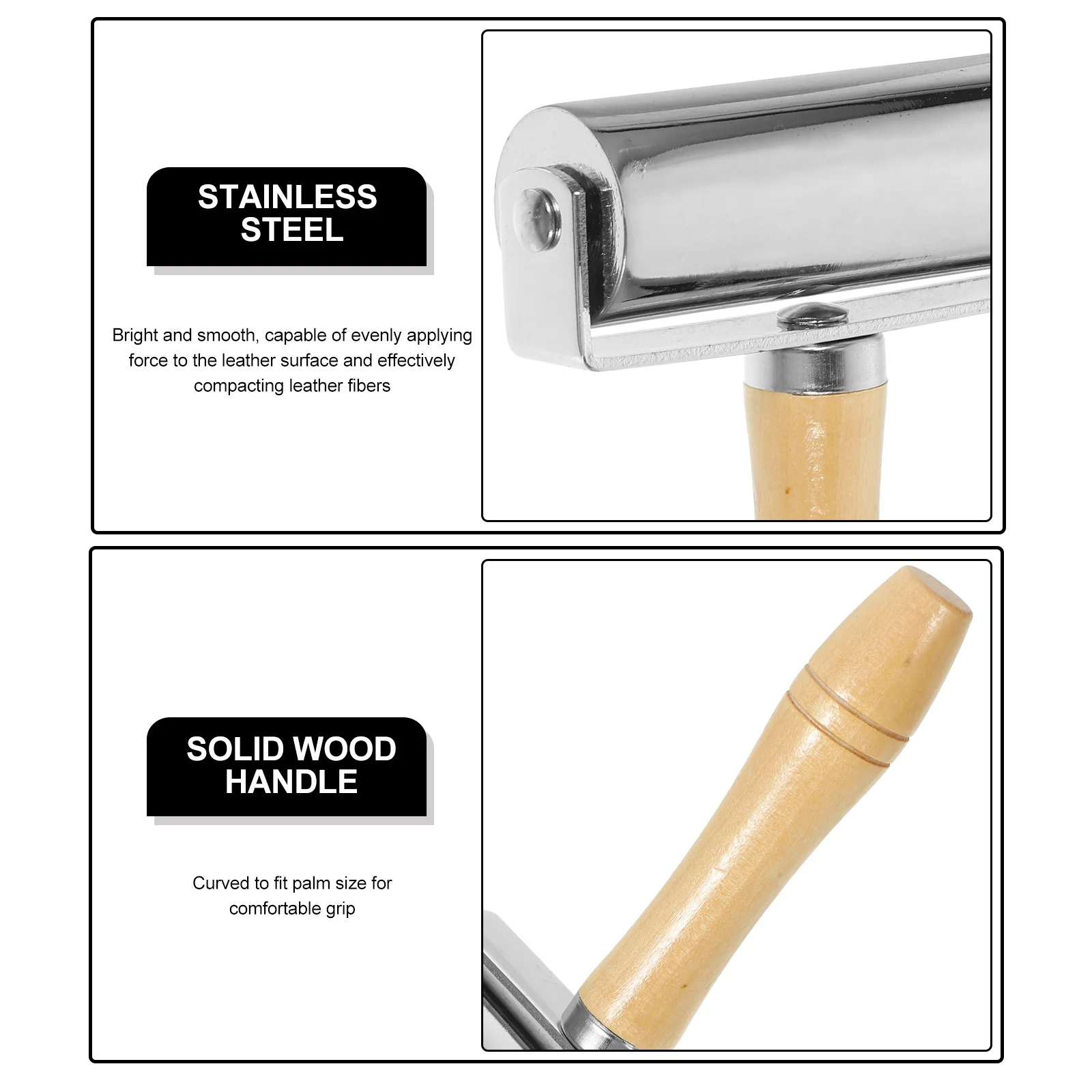 

Wooden Handle Pastry Roller Pin Nonstick Dough Roller Pizza Baking Tool Kitchen Cooking Gadget Convenient Rolling Pin