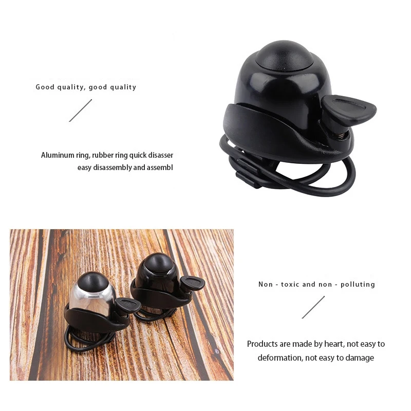 Bicycle Bell Aluminum Alloy Loud Horn Cycling Handlebar 360 Rotation Adjustment Alarm Bike Bell MTB Road Bike Bell Bicycle Parts