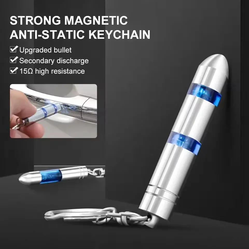 قضيب ثابت مفرغ كهرباء المحمولة مكافحة ساكنة المفاتيح الشتاء الجاف المناخ ساكنة الاستاتيكيه لوازم السيارات حلقة رئيسية