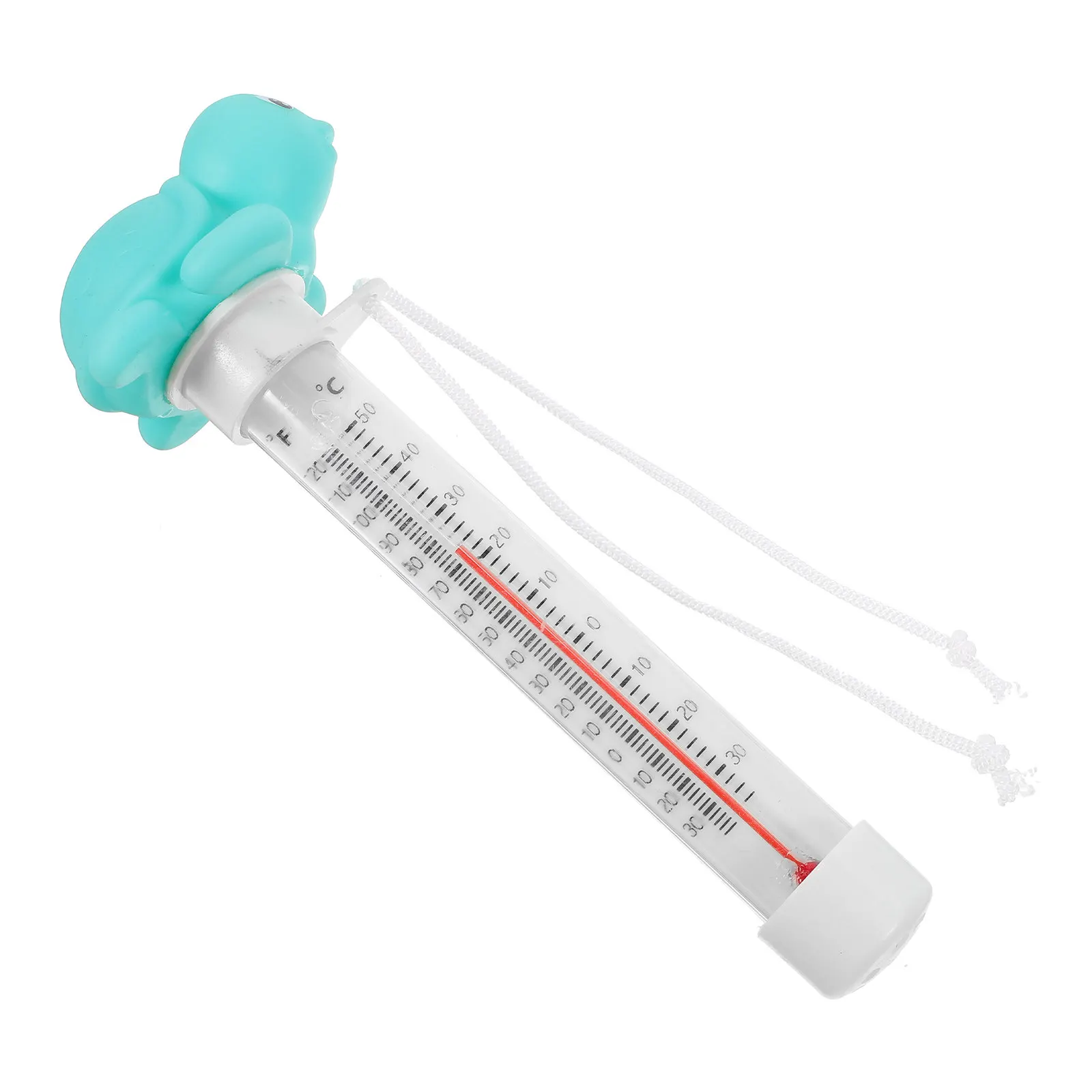 Pool Floating Thermometer Cute Small Size Easy Read for Swimming Pools Spas Hot Tubs Bath Water Temperature Measuring Tool