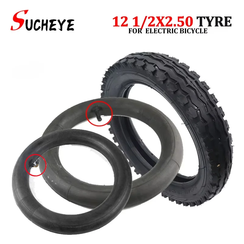 12.5 Inch 12 1/2x2.50 Tyre Electric Scooters12 Tire Tricycle Non-Pneumatic Solid Explosion-proof