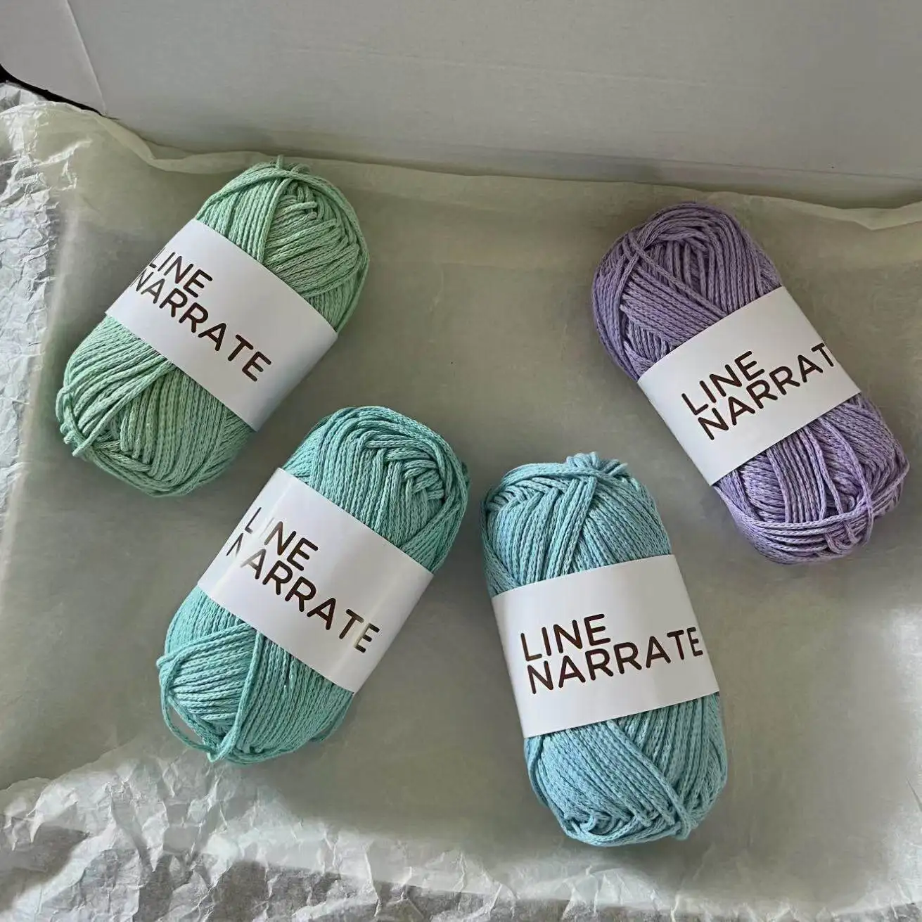 100g 2mm Cotton Tube Yarn Knitted Yarn For Crochet Bag Hat Handmade Crafts DIY Weaving Thread Summer Round Hollow Core Yarn