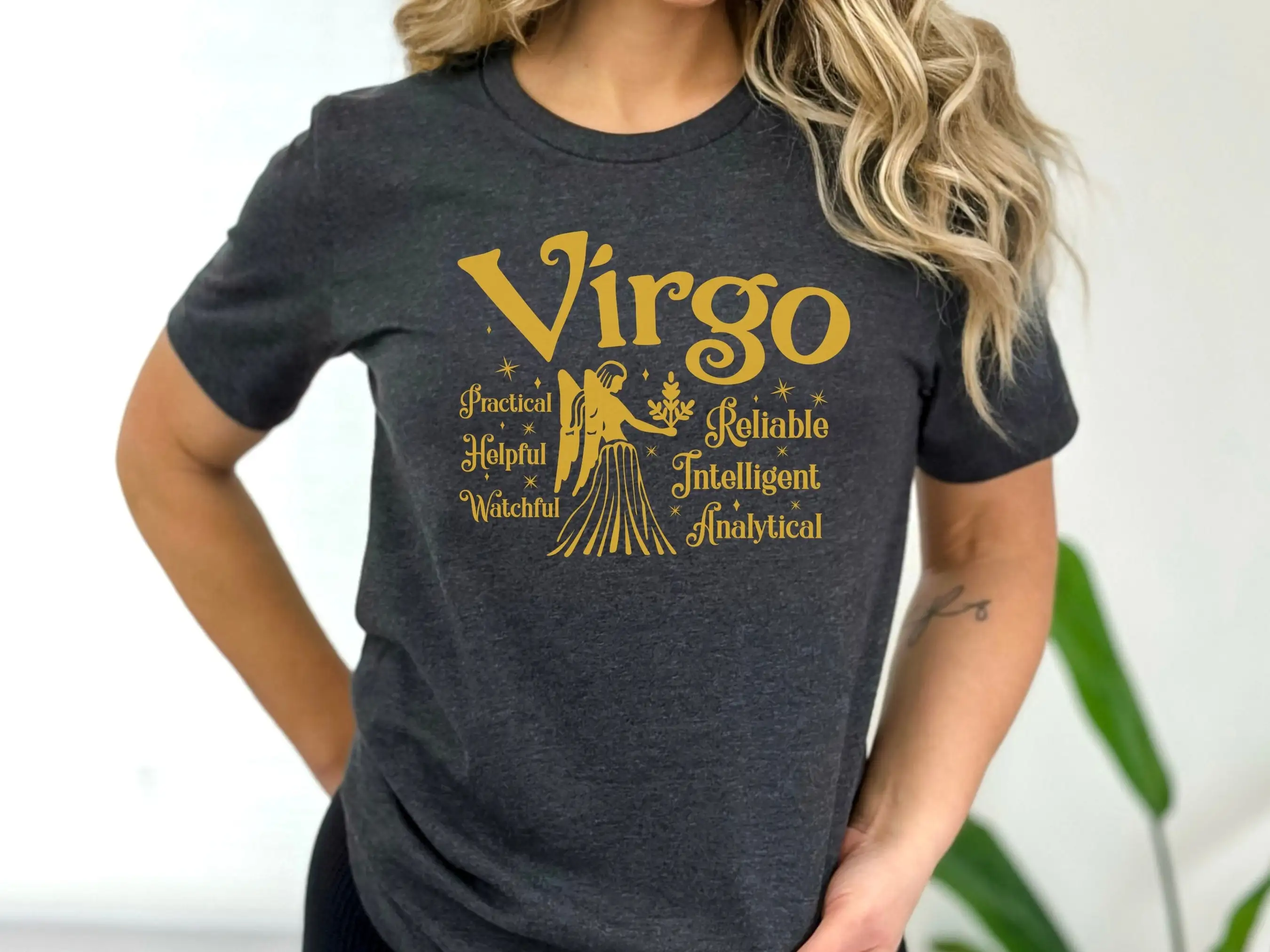 Womens Birthday T Shirt Virgo Zodiac Astrology Horoscope