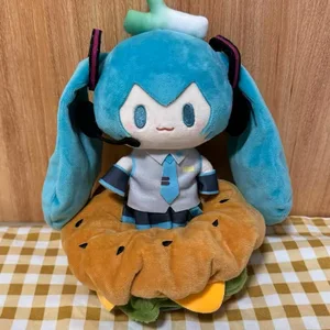 Hatsune Miku Kawai Q Version Figur Plüsch Puppe Hamburg Hamburg Plüsch Puppenkleidung periphere Anime Plüschspielzeug 8 Hauptverkaufspuppe Miku Puppe - №2
