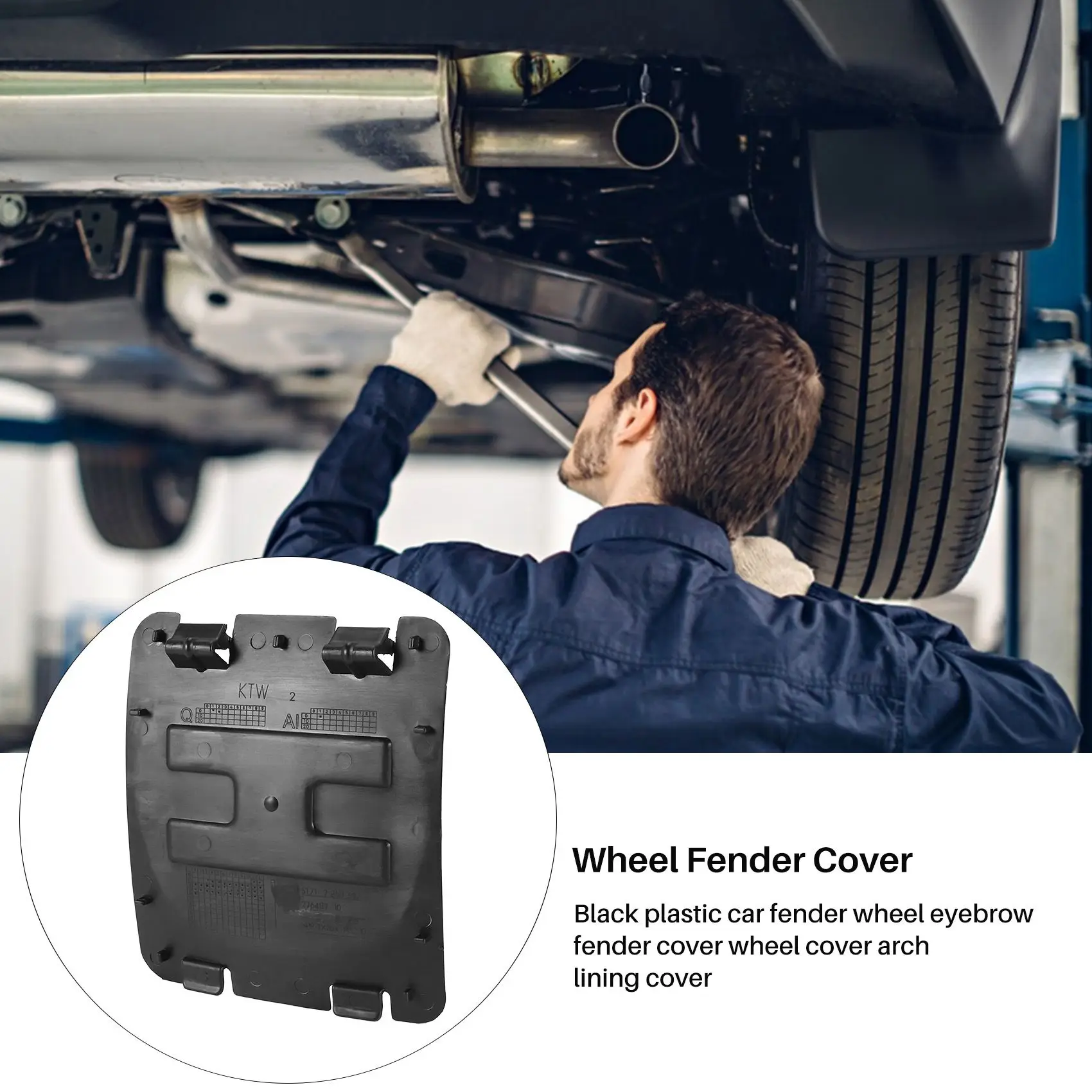 

AC34-51717260397 Wheel Housing Arch Lining Cover Bulb Change Flap For BMW F22 F23 F32 F33