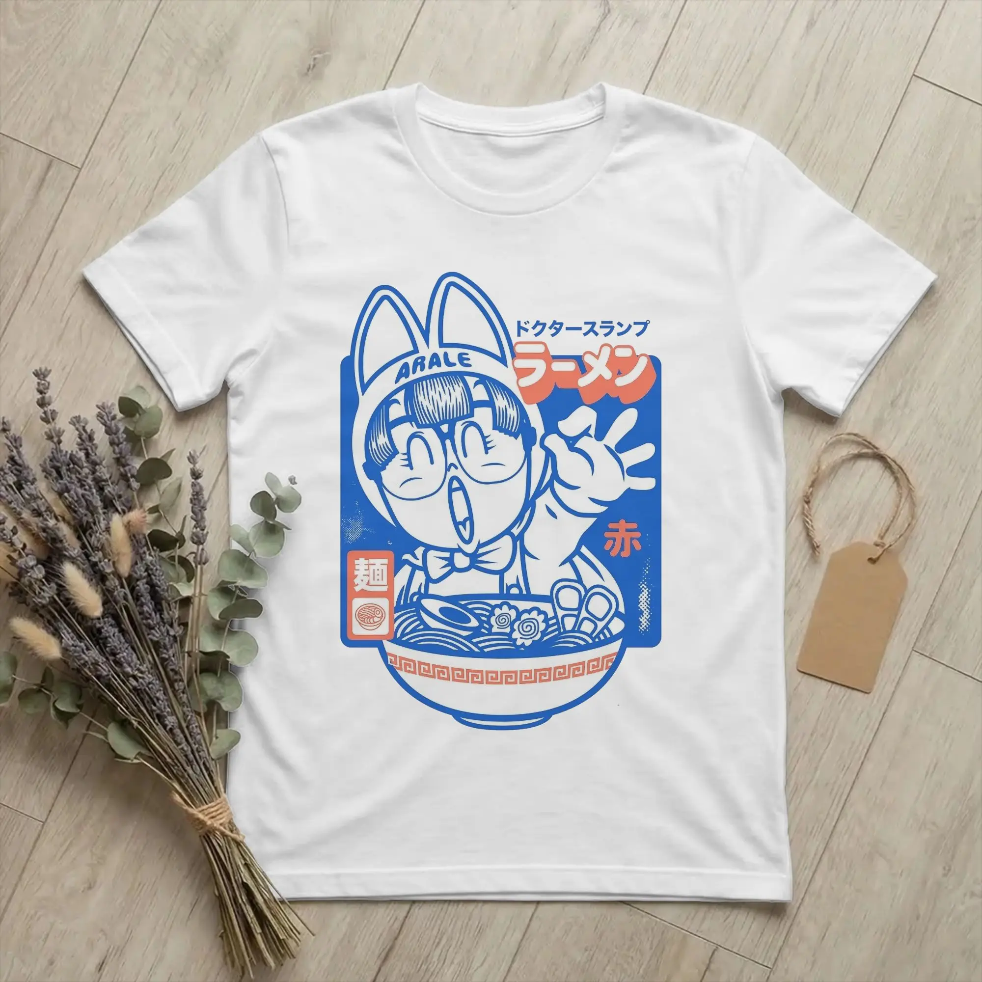 Men Women Arale Anime Cute T Shirts Dr Slump Pure Cotton Clothes Vintage Short Sleeve Round Neck Tees Unique T-Shirt
