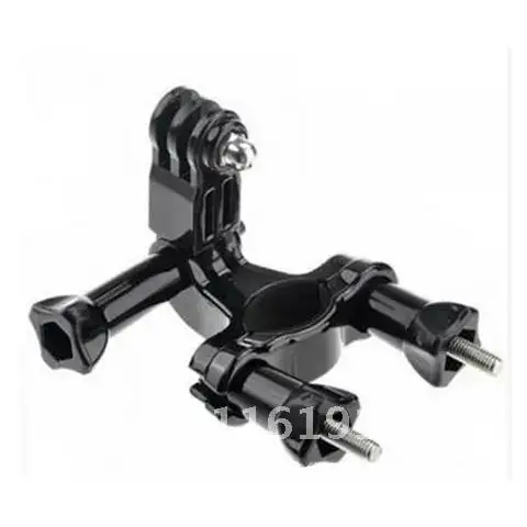 Pince de guidon de vélo, tige de dégager, support de poteau, support pour GoPro, fore10, 9, 8, 7, noir, Yi, 4K, Sjcam, Sj8, Eken, accessoire Go Pro