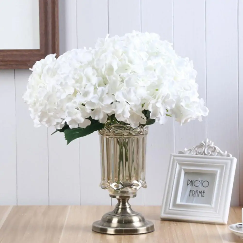 1Pc 5 Heads Fake Flower Fadeless Anti-fall Plastic Floral Arrangement Artificial Plant Desk Decor цветы исскустветвенные