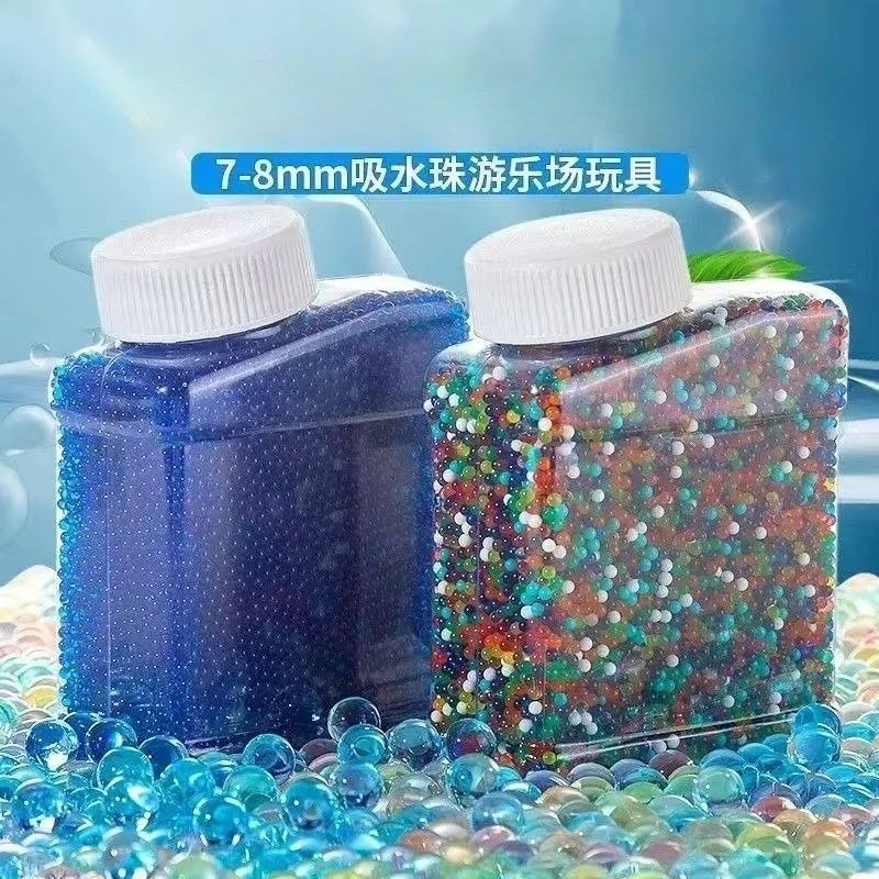 Refill Ammo Splater Water Balls Gel Beads Blaster Bullets Rainbow Water Based Ball for Gall Gun Toy Kids Family Game Accessories