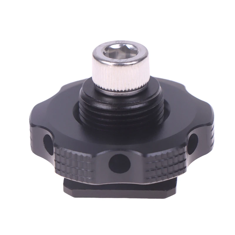 Universal Hot Shoe Adapter with 3/8" & 1/4" Threads - Multi-Mount for Studio Tripods, Smartphone Rigs, LED Panels & Gimbals