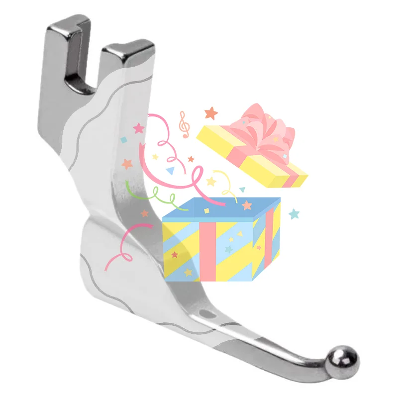1Pc Wedding Dress Fashion Fabric Bead-Free Fixed Presser Foot Sy-236 Wedding Dress Ball Fabric Special Presser Foot