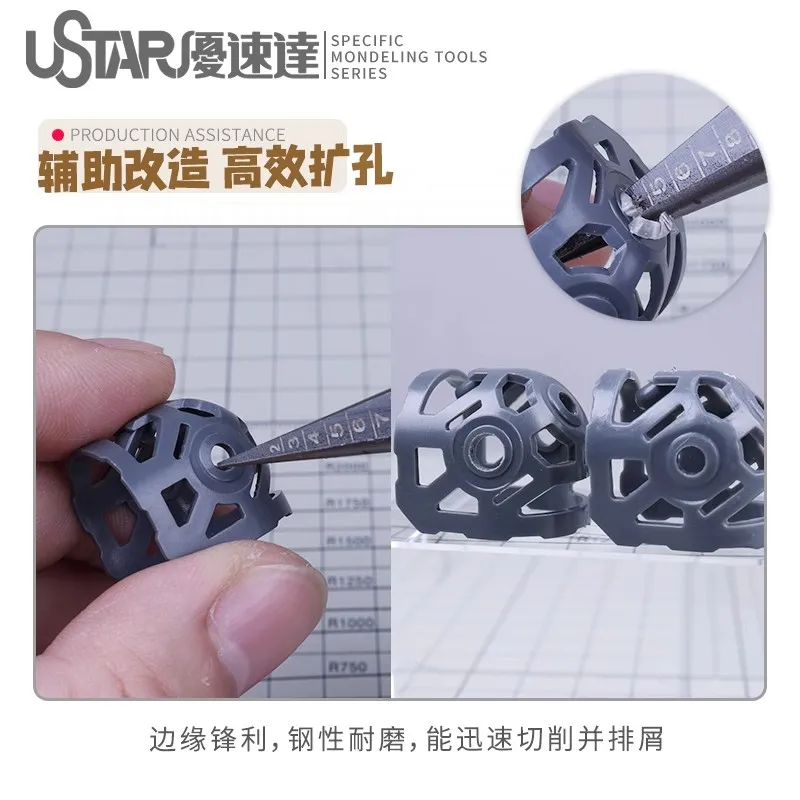 U-Star Model Manual Drill (0-14mm) Hole Expanding Opening Scraper UA-90080 3D Printer Parts