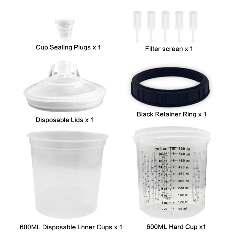 

Набор распылителей, одноразовый баллон с пятью фильтрами