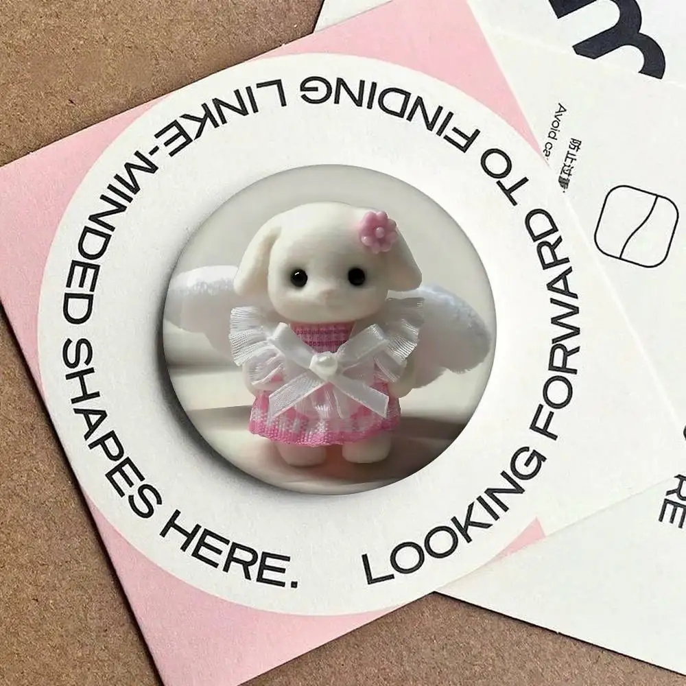 شارات نجمة كرتونية لطيفة على شكل حرف S-سيلفانيان F، دبابيس، دبابيس، دعائم من القصدير، هدايا عيد الميلاد، هدايا عيد الميلاد #4