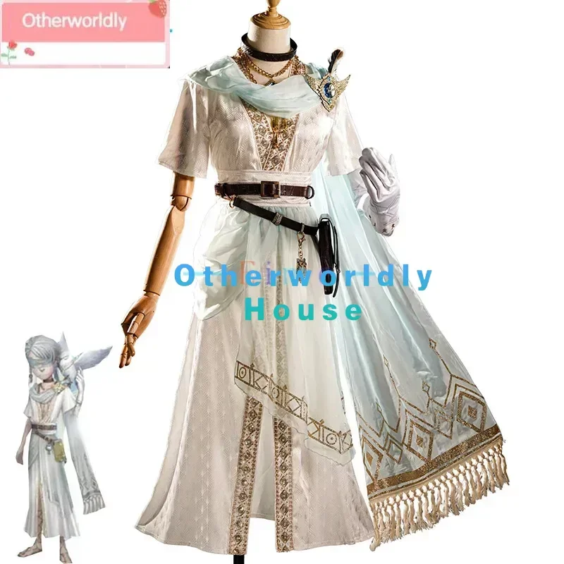 EIME Game Identity V Seer Eli Clark Cosplay Costume Truth Prophet White Suit Fancy Party Outfits Halloween Uniforms Custom Made