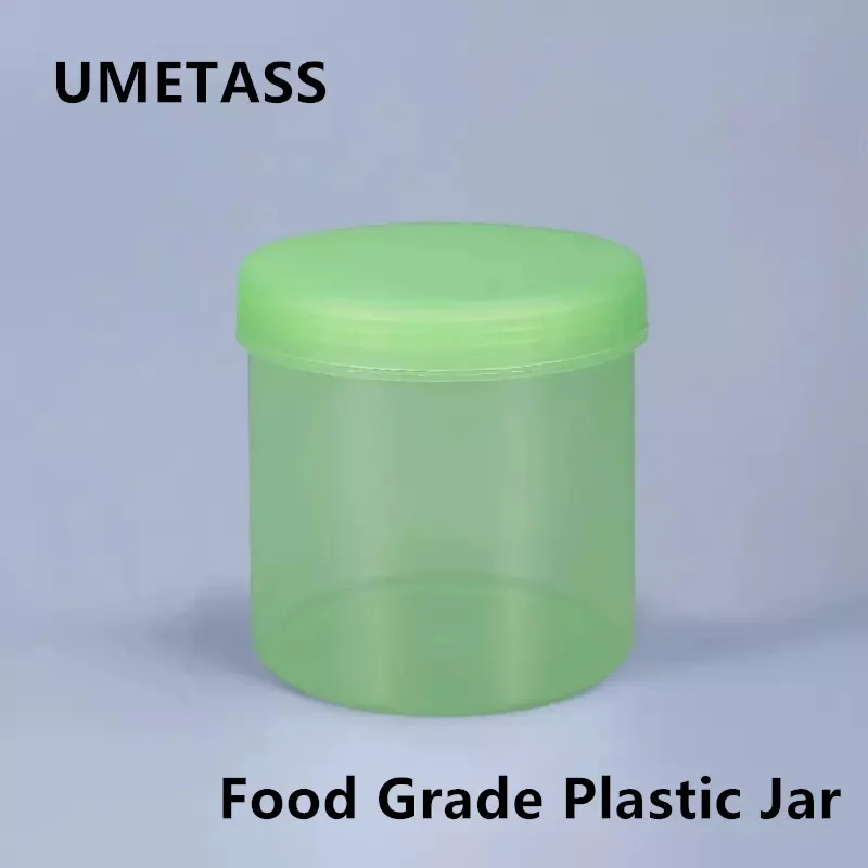 Wide Mouth Empty Plastic Jar with Lid for Food Cream Powder Makeup Container Food Grade Refillable Bottle 1PCS