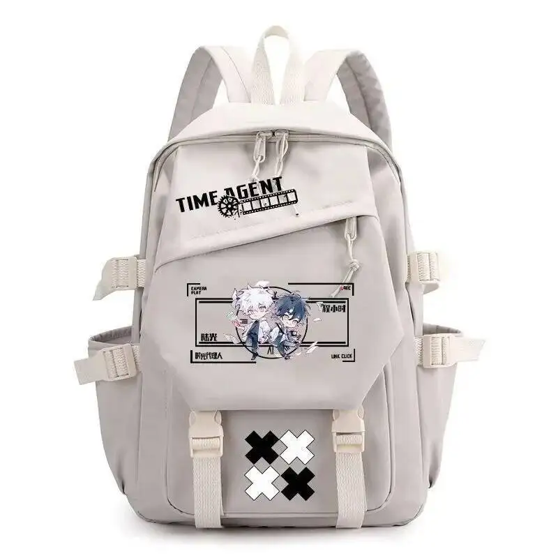 أنيمي لعبة تشيبي أسود أبيض وردي أخضر رابط انقر طالب أطفال المراهقين الحقائب المدرسية سعة كبيرة Mochilas حقائب الظهر الفتيات الفتيان