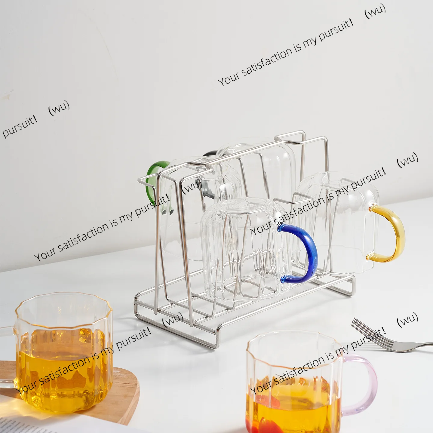 Porte-gobelet d'eau léger et luxueux en acier inoxydable, porte-gobelet de vidange créatif de haute qualité pour la maison, stockage à l'envers,