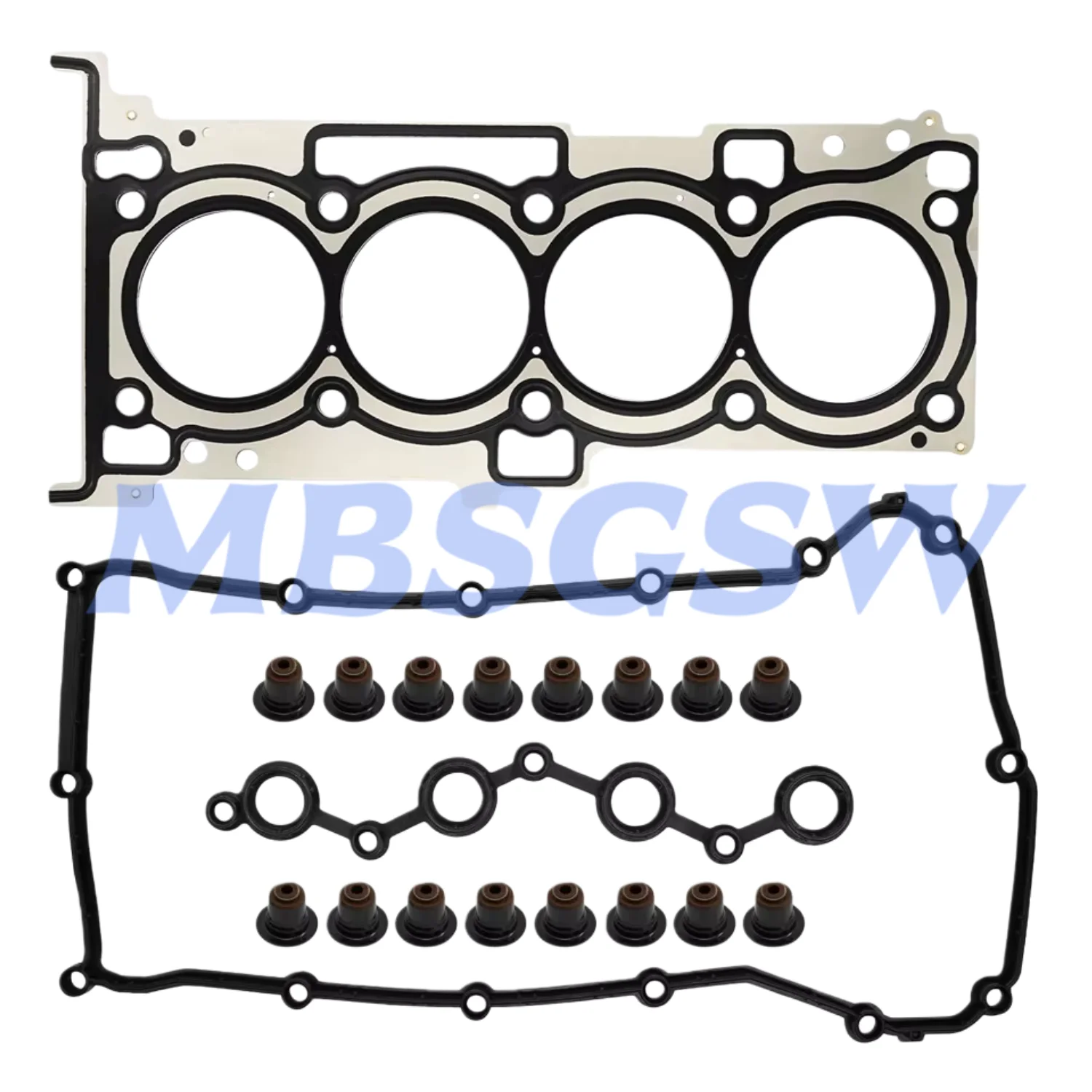 Engine Head Gasket Set Timing Chain Kit Fit 2.4 L L4 GAS For 07-16 Jeep Compass Patriot Chrysler 200 Dodge Journey Avenger 2.4L view 4
