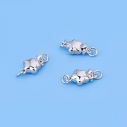 925 Sterling Silver Clasp Mini Star Insert clasp Handmade DIY beaded material bracelet necklace Pearl clasp