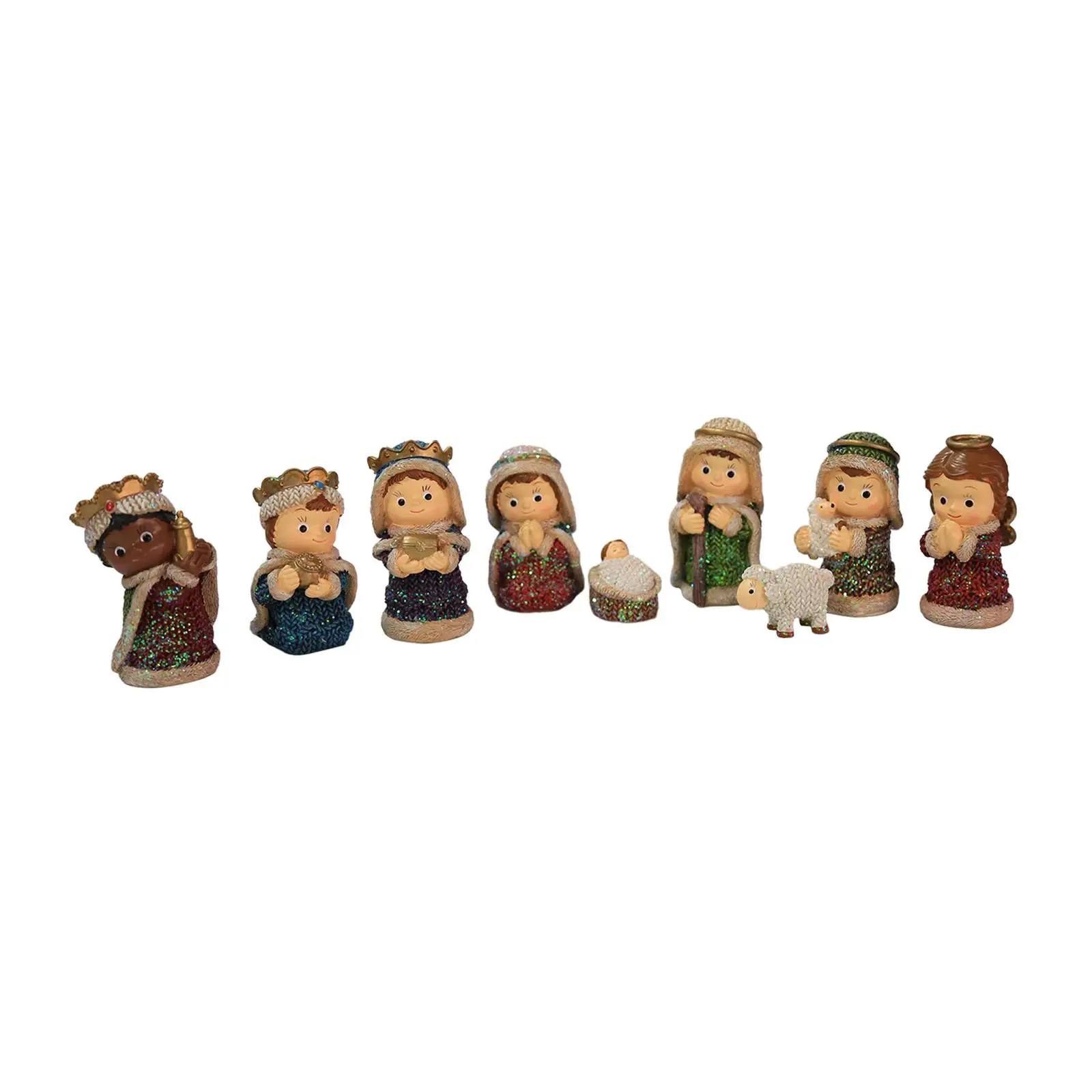 Christmas Nativity Manger Set Collectibles Decorative Nativity Figurines Hand