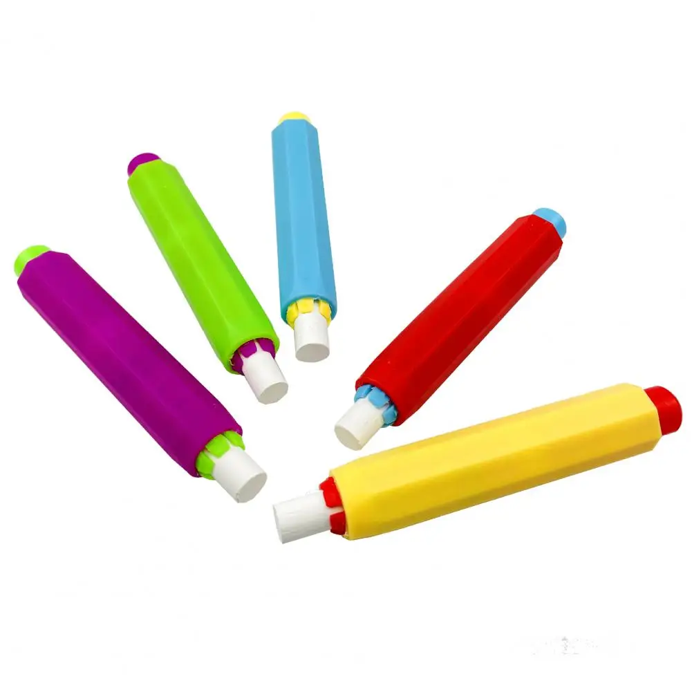 الطباشير كليب 10 قطعة مفيدة السلس مريحة مكتب التدريس الطباشير القلم كليب أصحاب اللوازم المدرسية