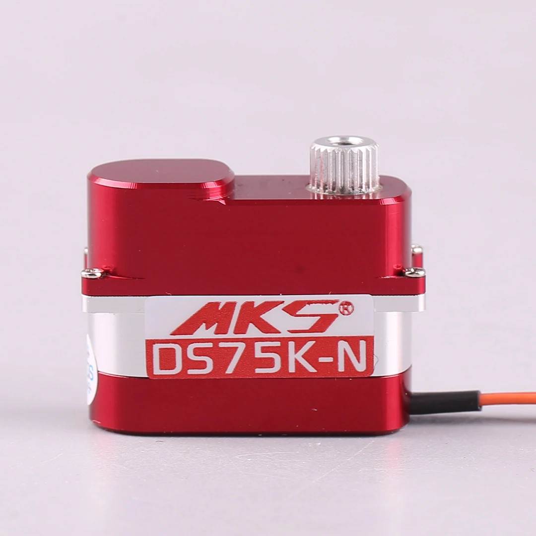 MKS DS75k-N metal gear steering gear hollow cup motor servo CNC metal housing earless version