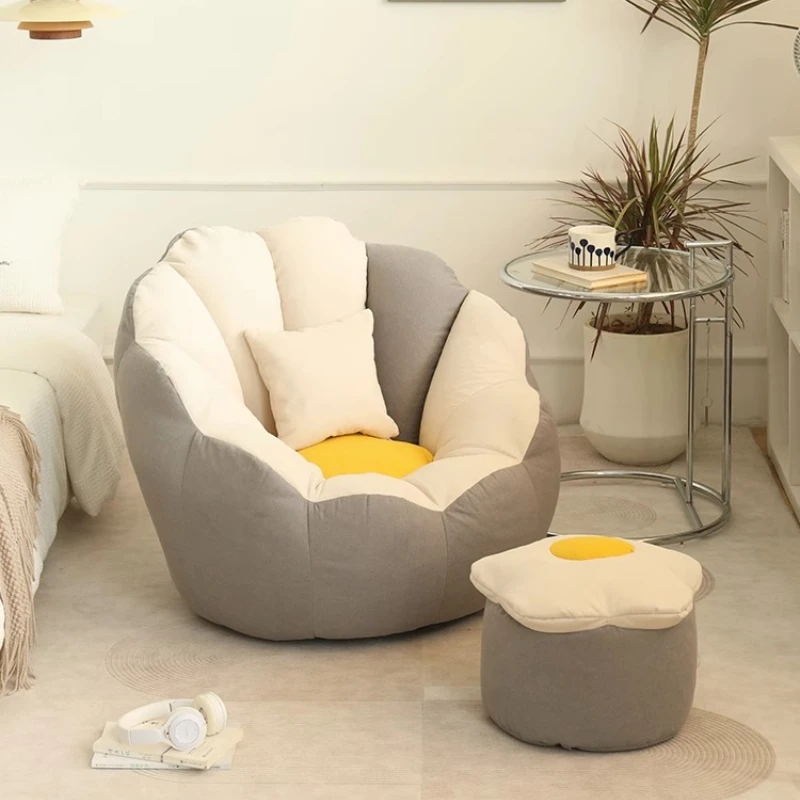 

Lazy Sofa Sleeping and Lying Bedroom Small Sofa Single Recliner Tatami Bean Bag Couch